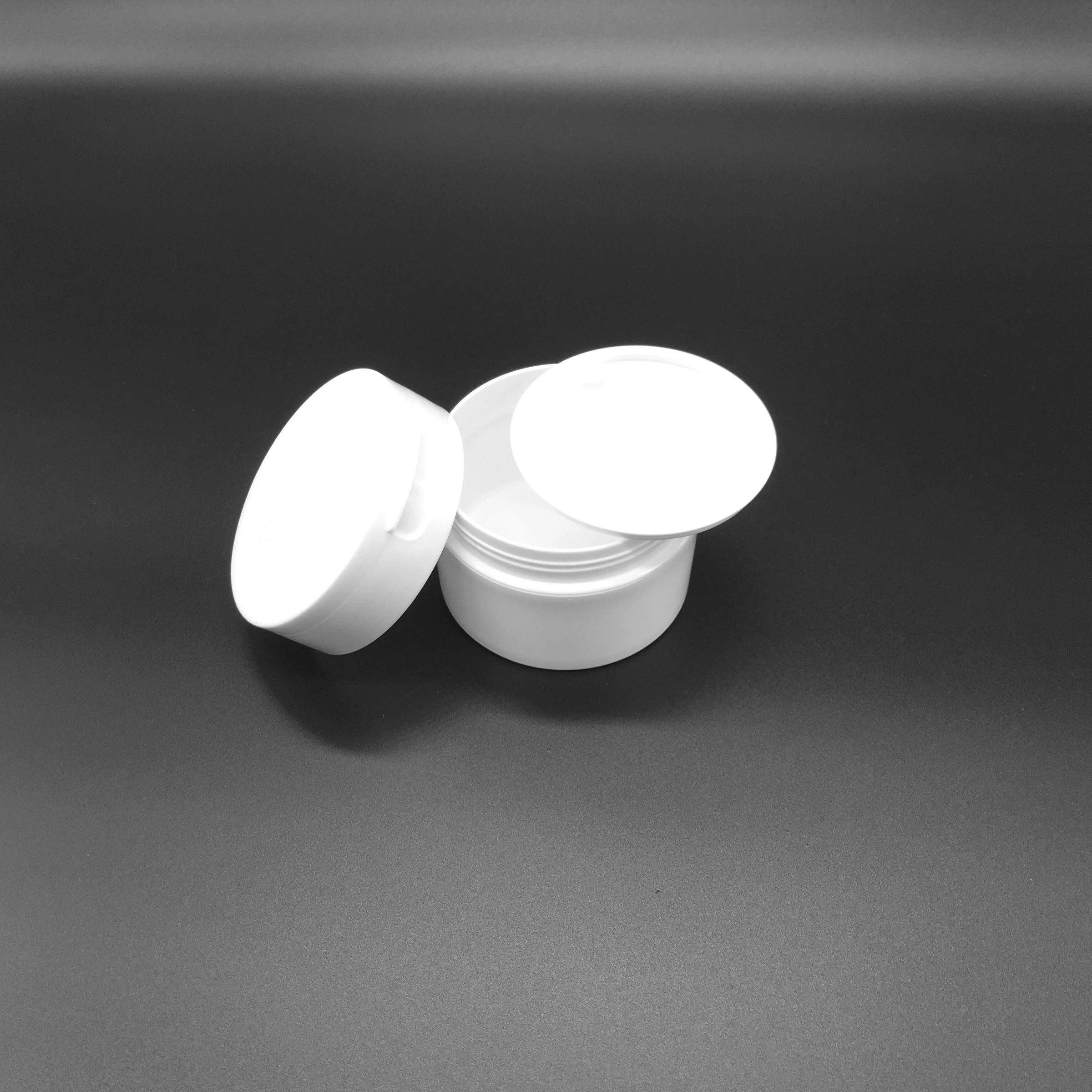 Пластиковая банка/горшок/бутылка 50 г Оловянная с откидной крышкой для