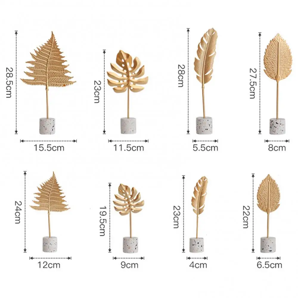 

80% Hot Sale Mint Turtle Back Fern Leaf Feather Design Home Living Room TV Cabinet Desk Decor