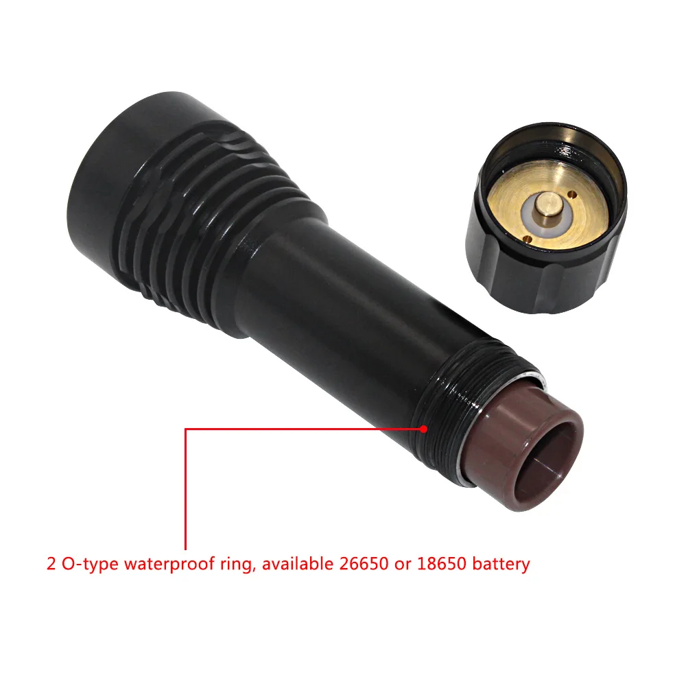 Перезаряжаемая для дайвинга Дайвинг видео свет Макс 4000лм водонепроницаемый 100 м