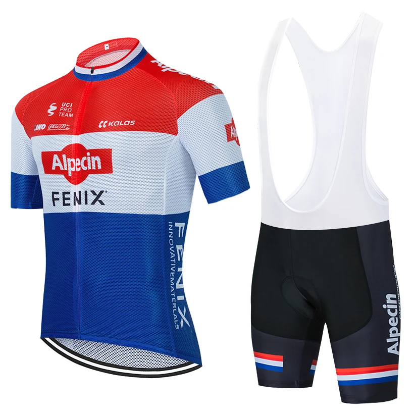 2021 Alpecin с короткими рукавами Велоспорт Джерси 20D велосипед Штаны мужская женская