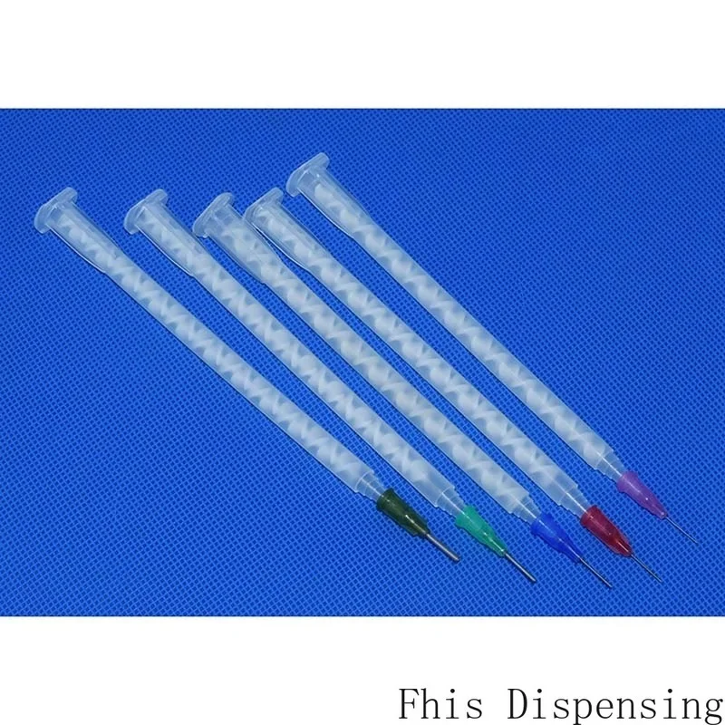 Набор из 50 Пластик одноразовые эпоксидная смола статический смеситель/двойной