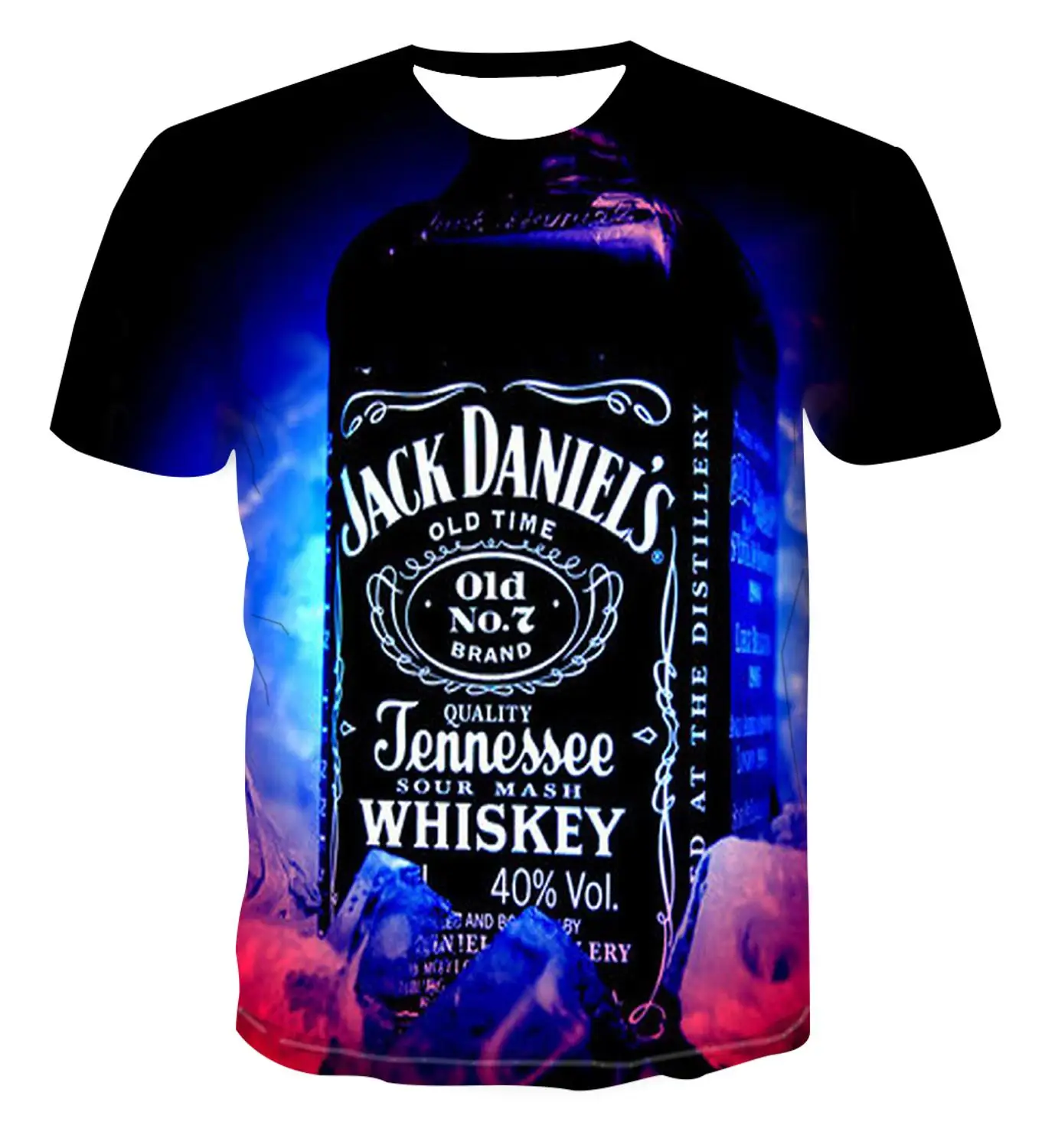 

2021 Fashion New Men's 3D T shirt 3D Print Design Short sleeve Outdoor Casual Creative T shirt Round Neck Summer Men's T shirt