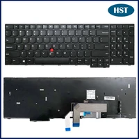 tested black us keyboard pointing stick for lenovo thinkpad e570 e575 e570c english us laptop keyboard replacement