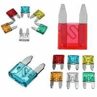 30pcs standard automatic blade fuse for automobile 5 a 30 a hybrid car insurance chip small fuse