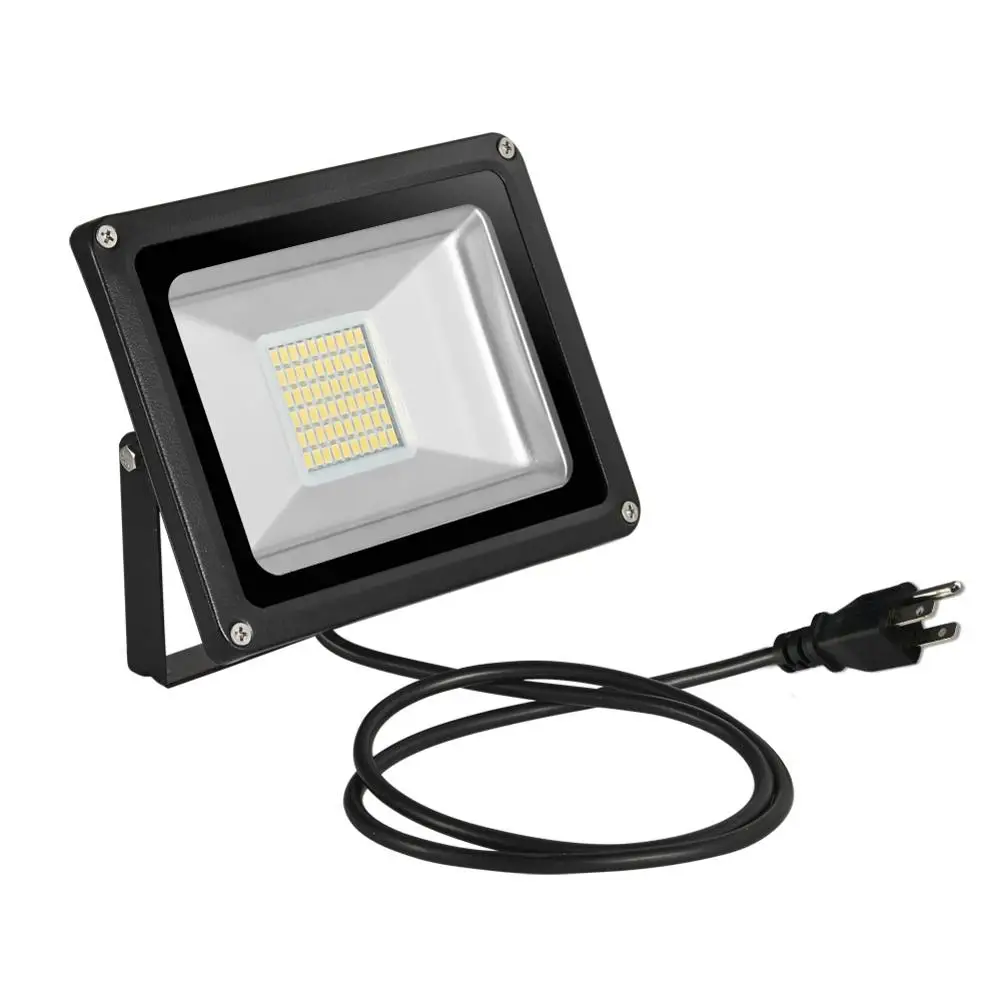 

10W 30W 100W LED Projector flood light Outdoor Lighting IP65 projector Floodlights Lamp SMD2835 USA Warehouse with US Plug