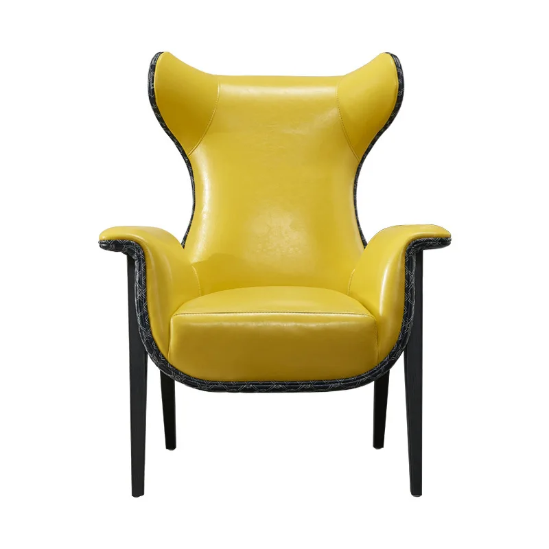 Простой современный Одноместный стул для спальни балкона Кабинета ленивый