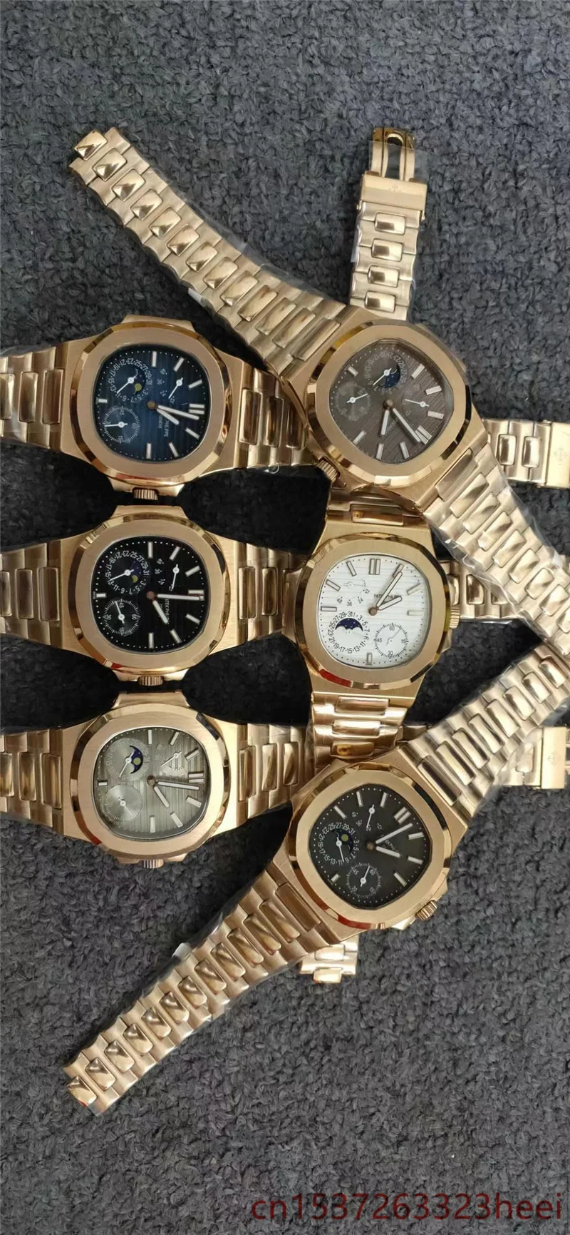 

watch men's skeleton automatic mechanical AAA watch gold skeleton retro men's women watch quartz watch