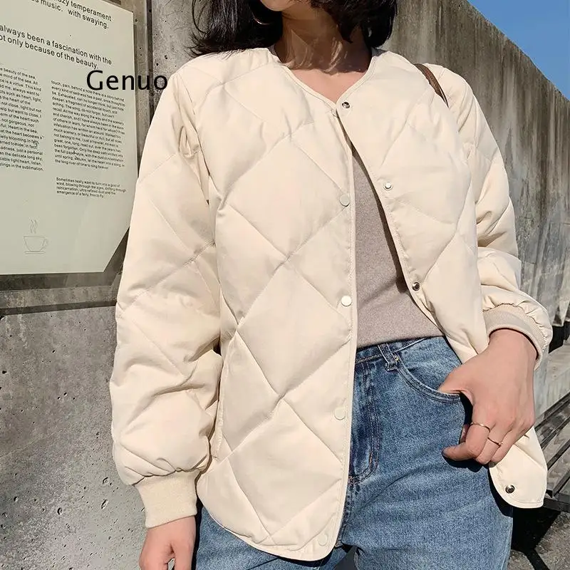 Зимняя модная верхняя одежда повседневные куртки однотонные топы подходящие ко