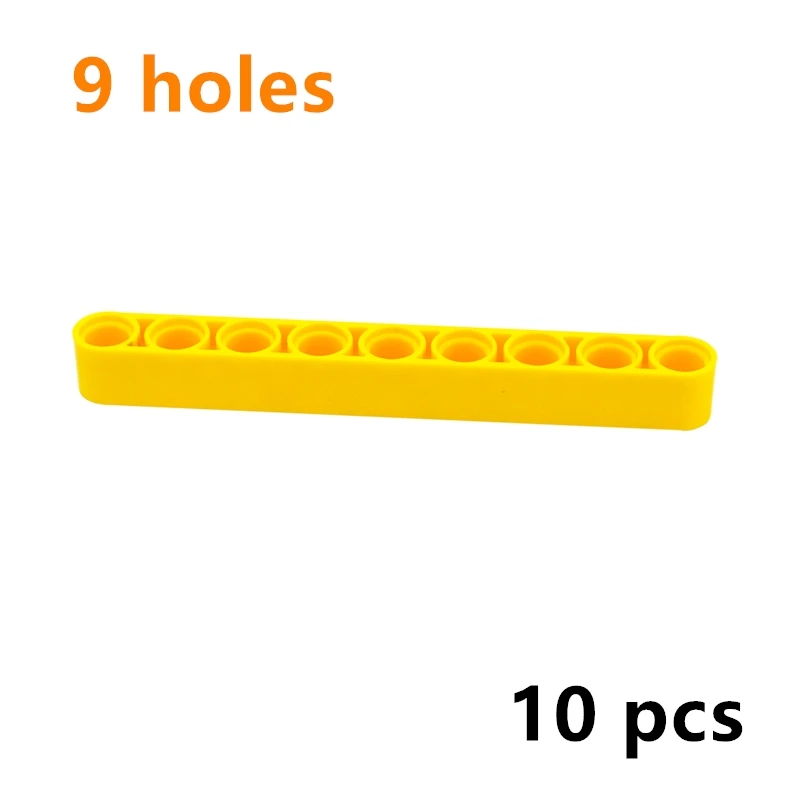

Building Blocks 40490 1x9 Thick Hole Arm Liftarm Assembles Particles For Parts DIY Technical Educational Creative Toys