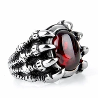 new european and american fashion paw rock personality craze jewelry hip hop jewelry ring for men