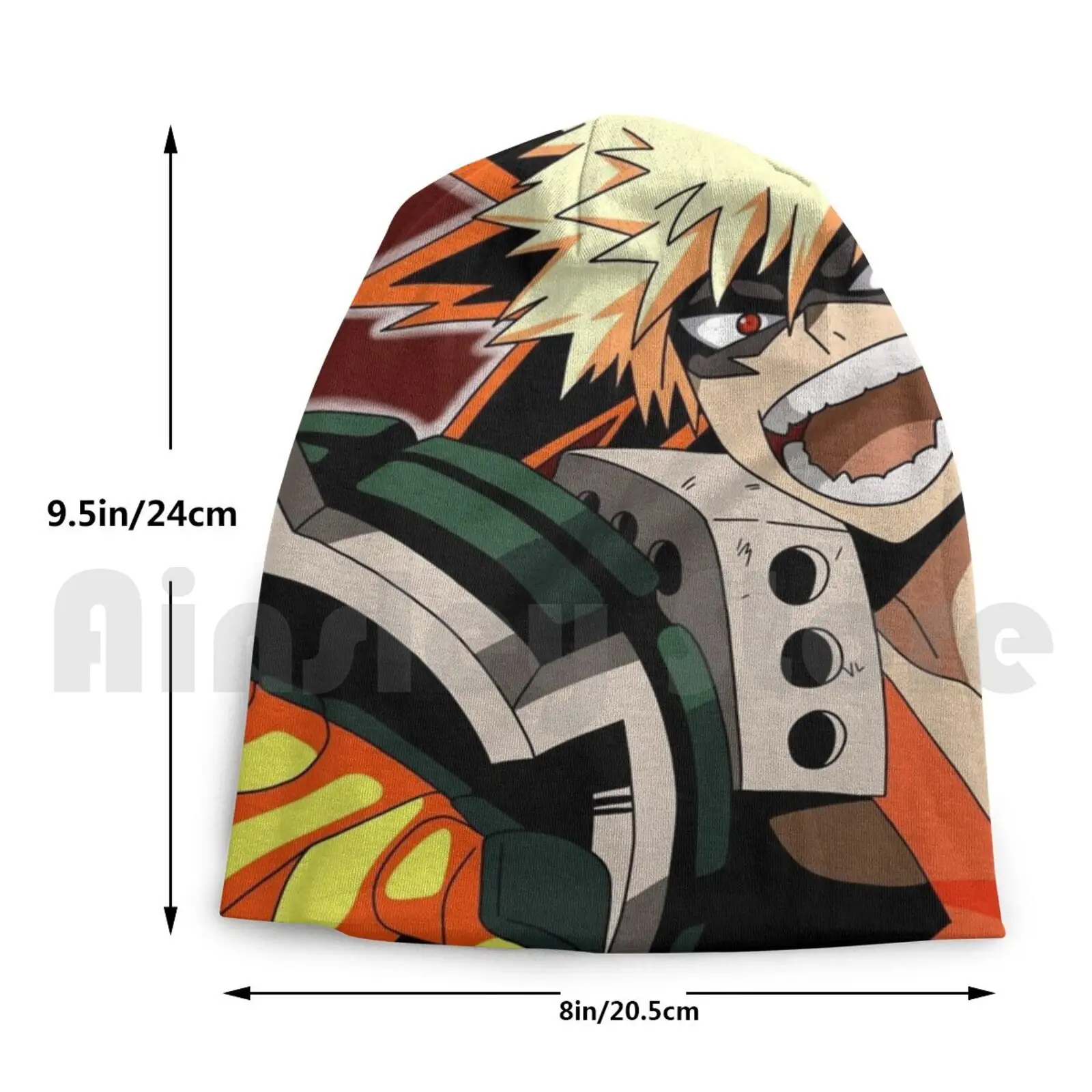 

Katsuki Bakugou Beanies Knit Hat Hip Hop Bakugo Anime Bakugou Bokunoheroacademia
