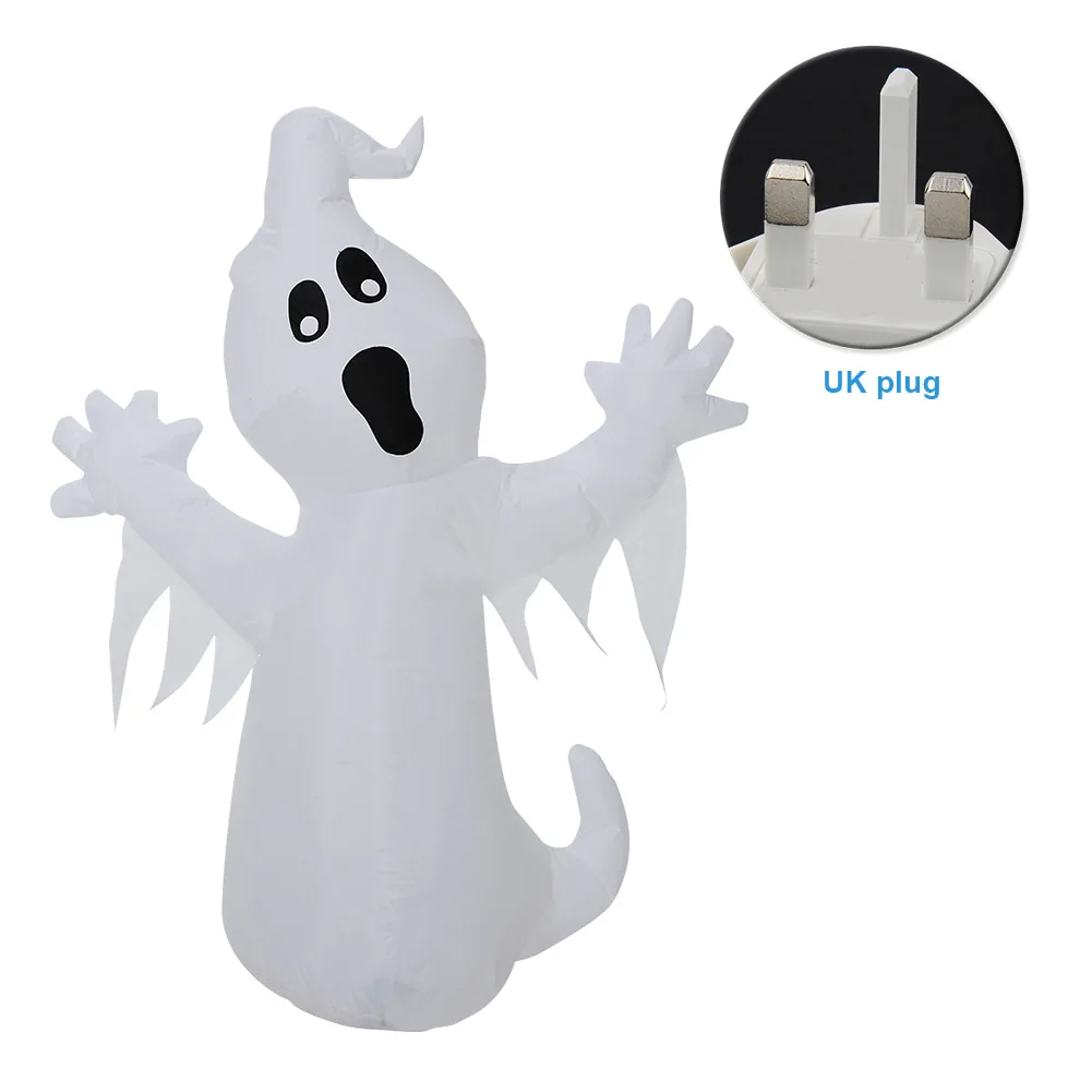 

Festival Patio LED Lighted Garden Easy Setup Holiday Indoor Outdoor Halloween Decor Inflatable Ghost Yard Funny Party Props