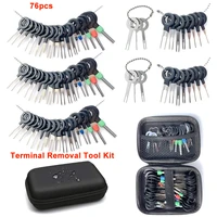 76pcs terminal removal tool kit terminal ejector kit for car pin extractor tool set release electrical wire connector repair key