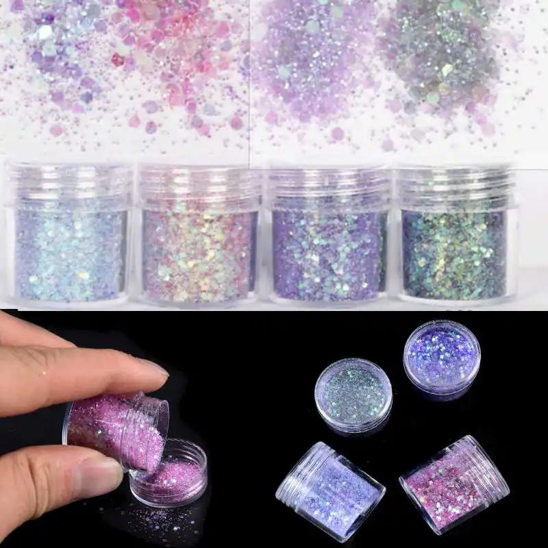 

DIY Kit Glitter Powder Filler Pigment Decoration Toys Parents Kid Interactive Pearl Nails Powder Dye Fluffy Supplies
