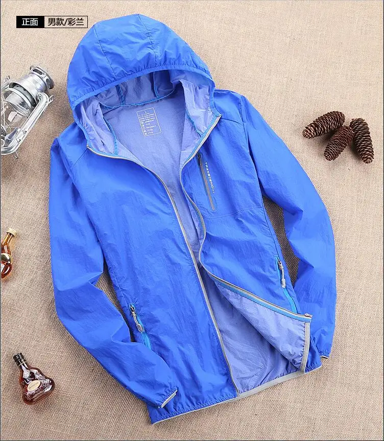 

JTFAN Jacket Men Windbreaker Autumn Fashion Jacket Men's Hooded Casual Jackets Male Outwear men coat