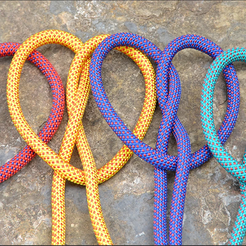 

Professional Strong Rock Climbing Rope 10.5mm Diameter 2.5KN High Strength Safe Cord Outdoor Hiking Rescue Rope Accessories 10M