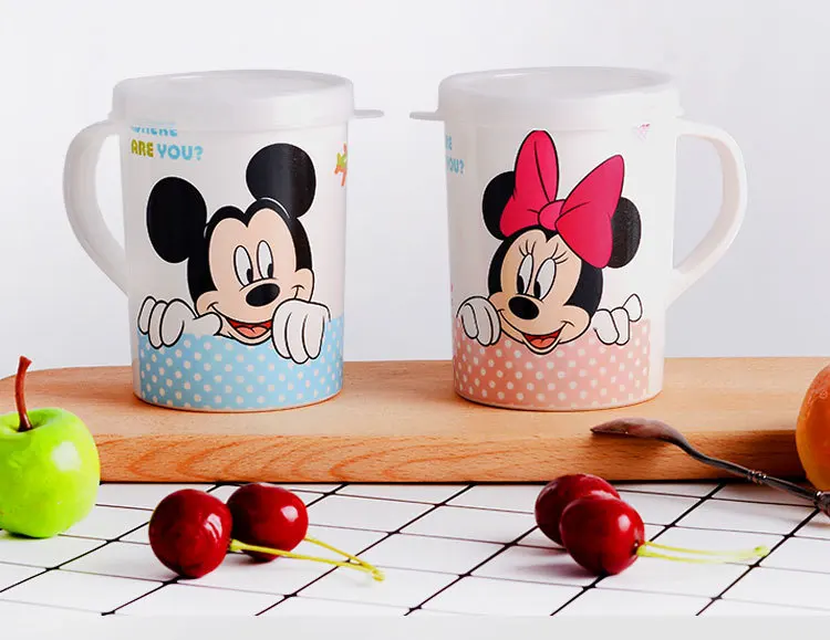 Набор детских столовых приборов Disney Микки и Минни рисовая миска тарелка чашка