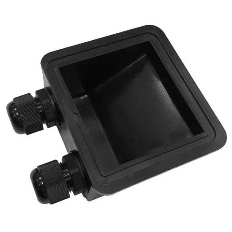 

Black ABS Roof Cable Gland Holding Spoiler Junction Box Roof Cable Gland Motorhome Universal Yacht