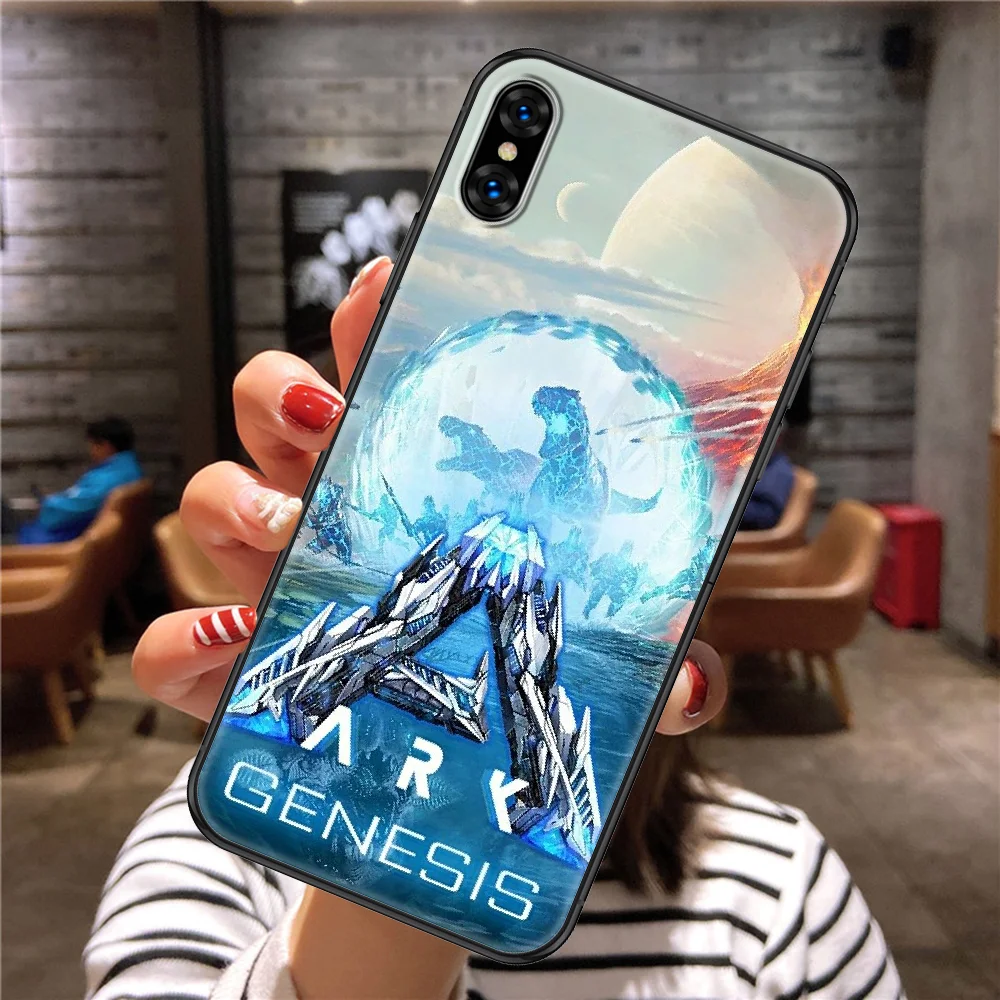 Чехол для телефона Game ARK Survival Evolved для iPhone 5 5s SE 2 6 6s 7 8 12 Mini Plus X XS XR 11 PRO MAX черный модный.