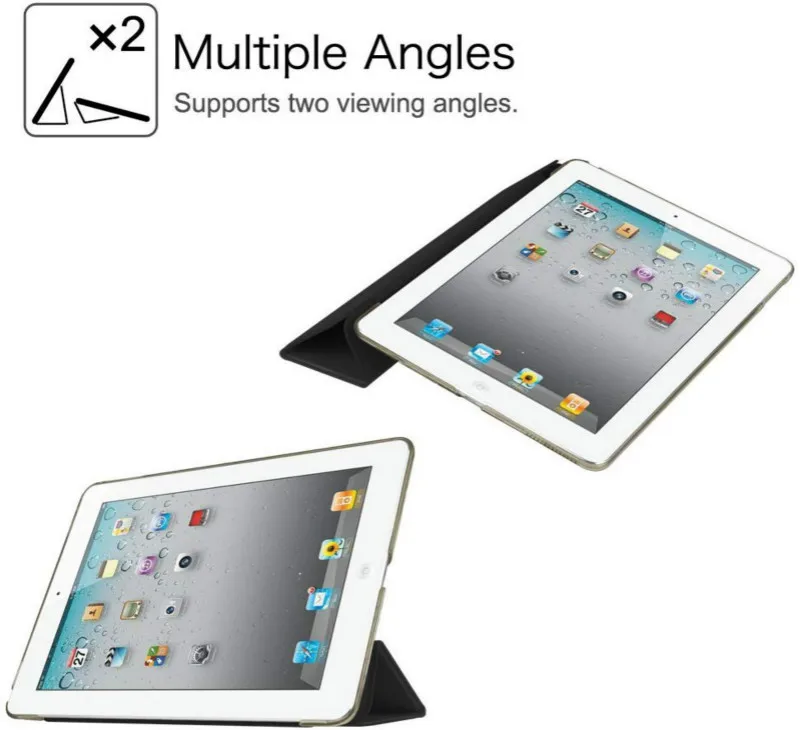 Для iPad Air(3rd Gen) 10," Чехол iPad Pro 10,5" крышка, тонкая легкая подставка Smart Shell полупрозрачный, с глазурью задняя крышка