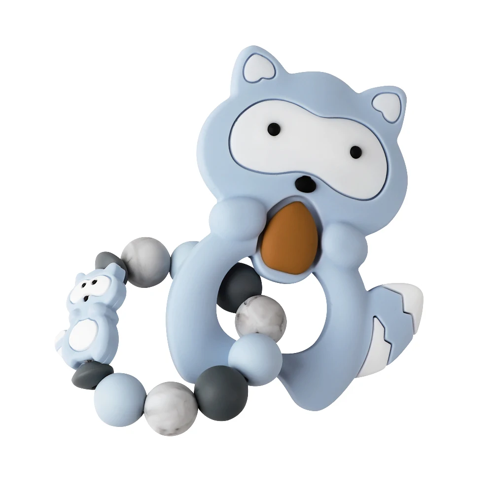 

TYRY.HU Silicone Baby Teether Bracelet BPA Free Baby Teething Beads Nurse Gift Food Grade Silicone Toy Product Baby Bracelet