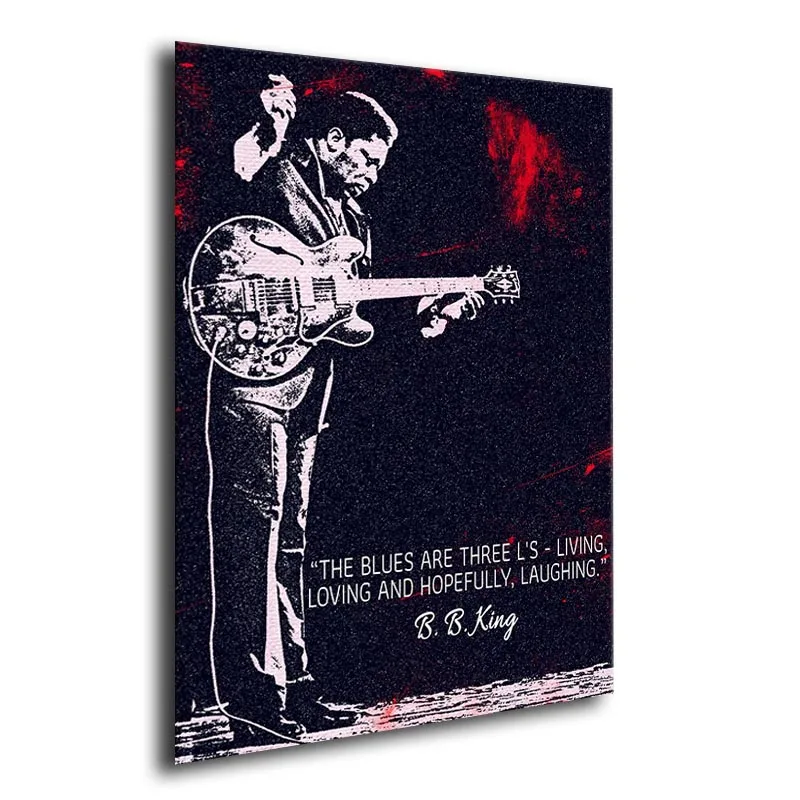 Настенная картина Singer BB.KING настенный плакат современные картины с изображением