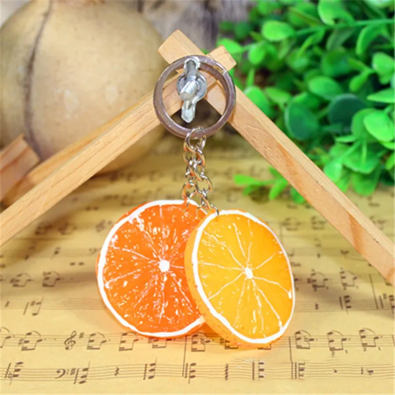 Рождественский подарок 1 шт Мини милый фруктовый брелок имитация фруктов сотовый