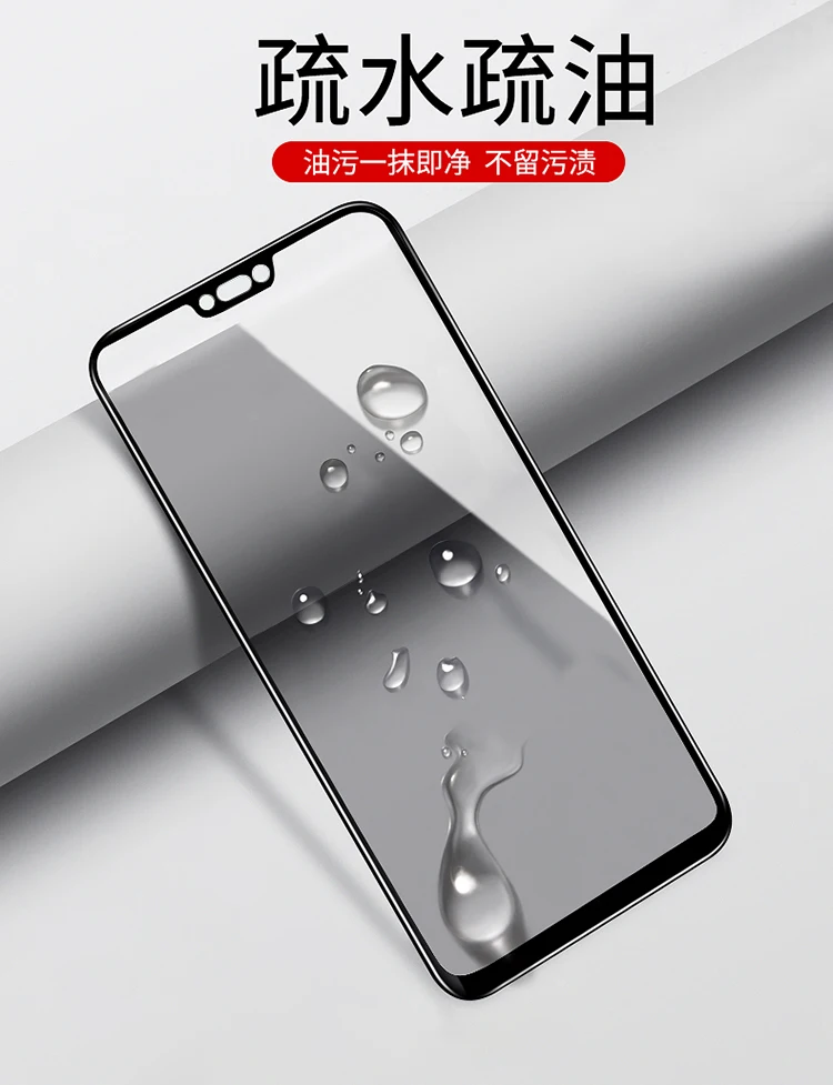 2 шт. анти-шпионское надежное закаленное стекло для OPPO A7 AX7 A7XPRO AX7PRO A9 A9X Защитная пленка для экрана Защитная крышка