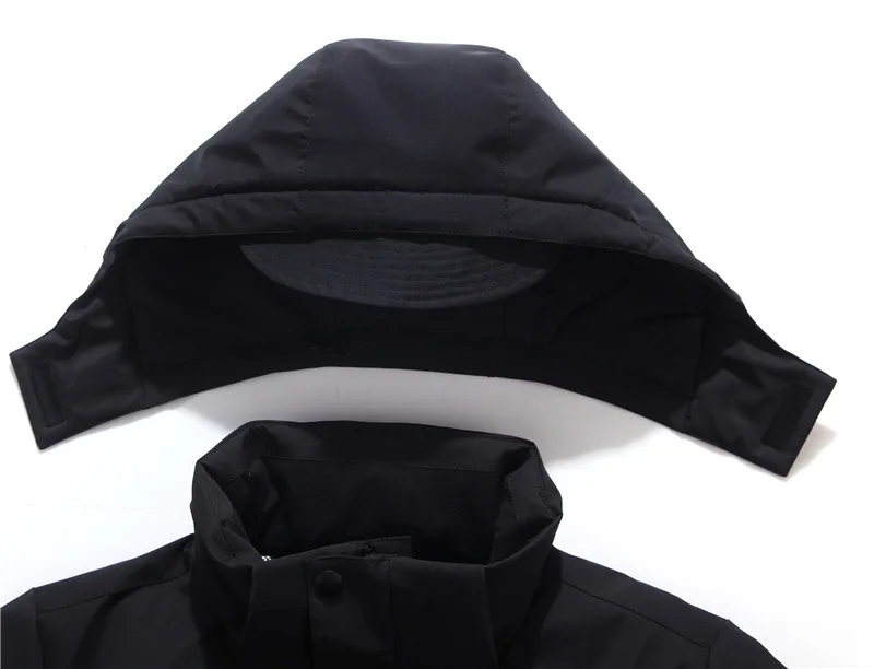 Русская зимняя куртка для мужчин Экстра Толстая ветровка длинное пальто