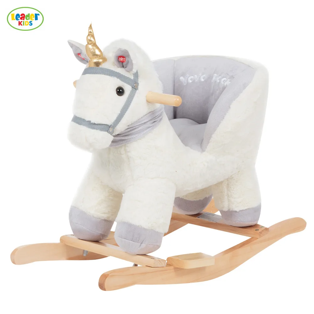 КАЧАЛКА игрушка Lider Kids &quotЕдинорог&quot с креслицем|Каталки-пушкары животные| |