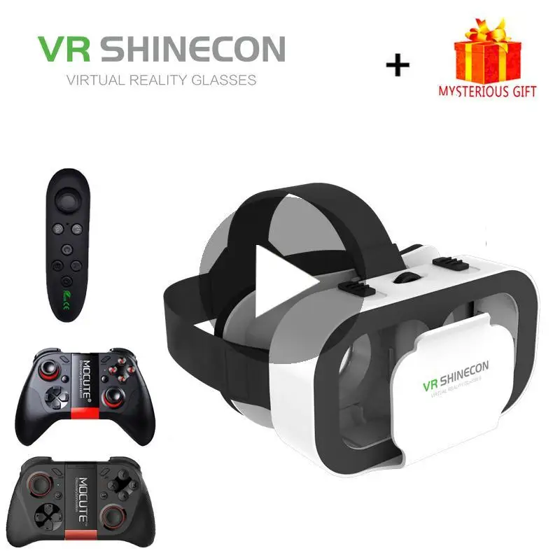 VR Shinecon G05A шлем 3D очки виртуальной реальности для iPhone Android смартфон смарт телефон