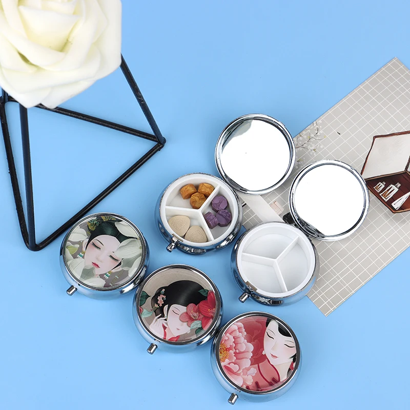 Металлический нож для таблеток органайзер лекарств портативная коробка