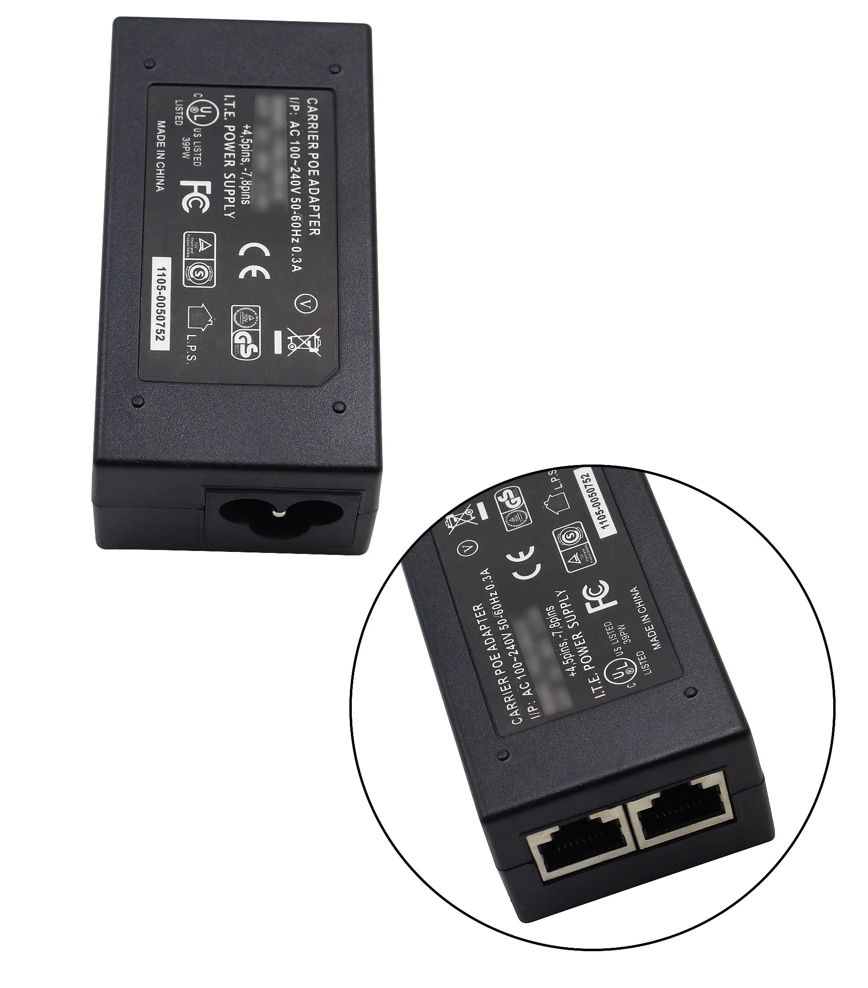 Гигабитный 48 В PoE Инжектор адаптер питания по Ethernet 802.3at af UBNT AP | Электроника