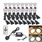 Водонепроницаемый светодиодный светильник на палубе, 12 В, IP67, нержавеющая сталь, встраиваемая лестница, подземный светильник, светодиодный светильник на дистанционном управлении, настенный точечный светильник