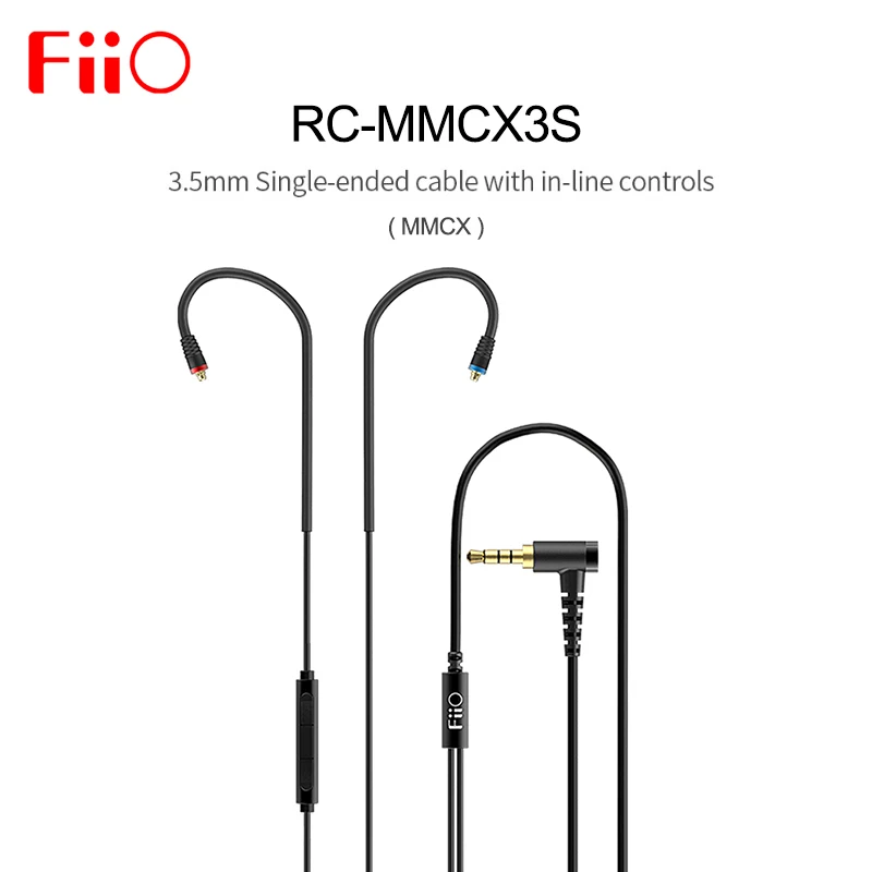 FIIO RC MMCX3S 3 5 мм несимметричный разъемом MMCX кабель для наушников с четырехъядерным