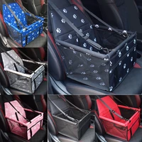 dog carrier waterproof dog booster seat pet cat travel protector dog car seat cover basket with mesh hanging bag for small dogs