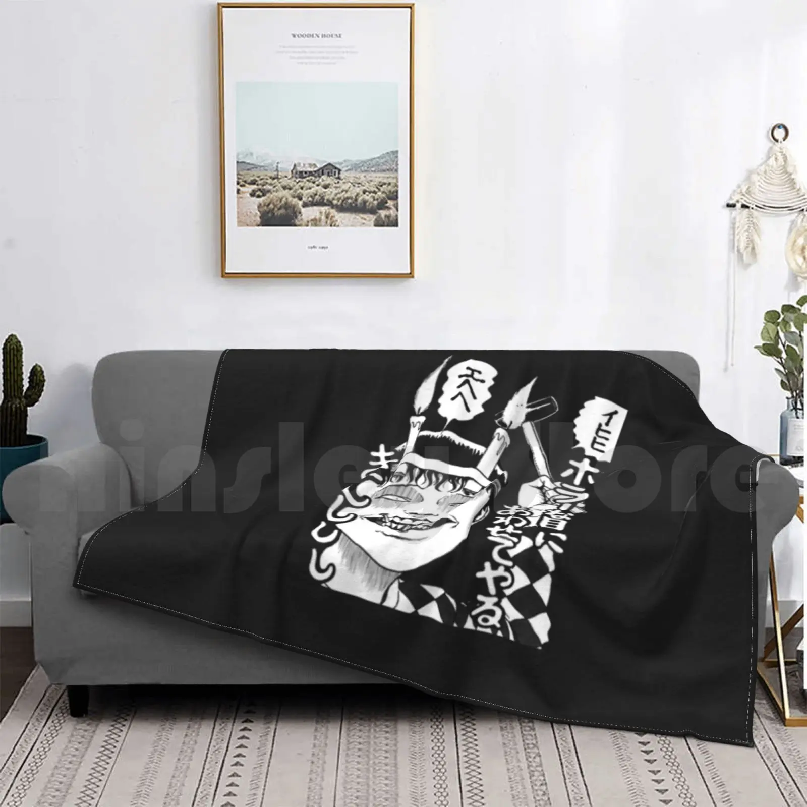 Одеяло Tomie Hiii супермягкое теплое тонкое японское аниме Манга удзумаки