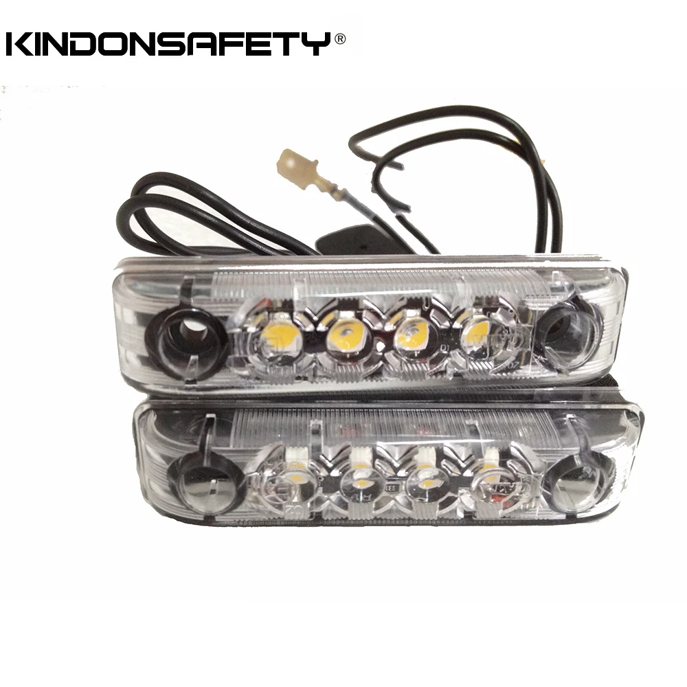 6 шт. Бесплатная доставка! Фонасветильник светодиодный передний с 4 светодиодами