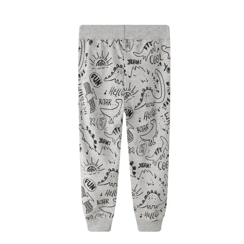 

Jumping meters/Новое поступление; Детские штаны с рисунком для мальчиков и девочек; Сезон осень-зима; Брюки с принтом динозавра на завязках для дет...