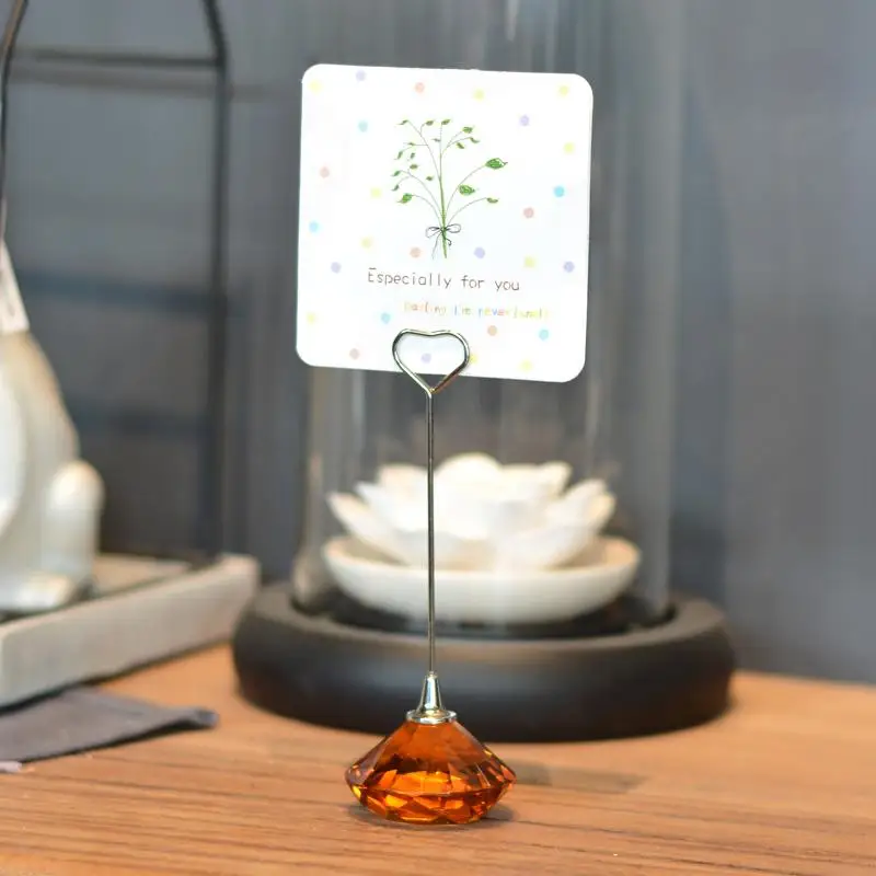 3 шт. Романтический зажим для фотографий в форме сердца с кристаллами фотография