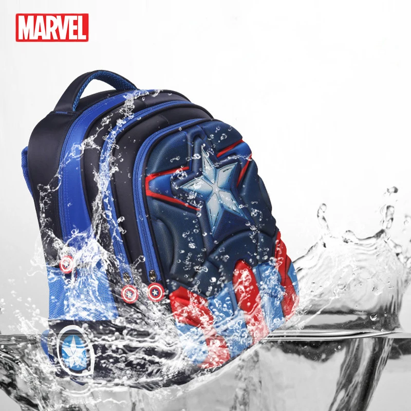 Детский рюкзак с милым 3d-изображением животных MARVEL для мальчиков и девочек