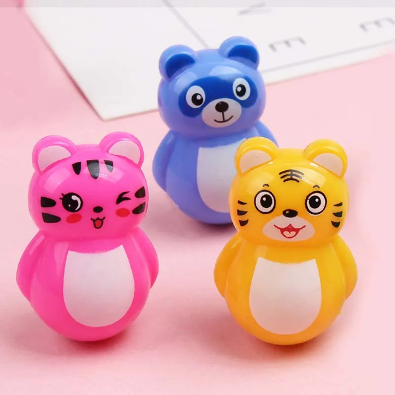 6 шт. Мультяшные куклы-стаканы с животными куклы для счастливой семьи реквизит