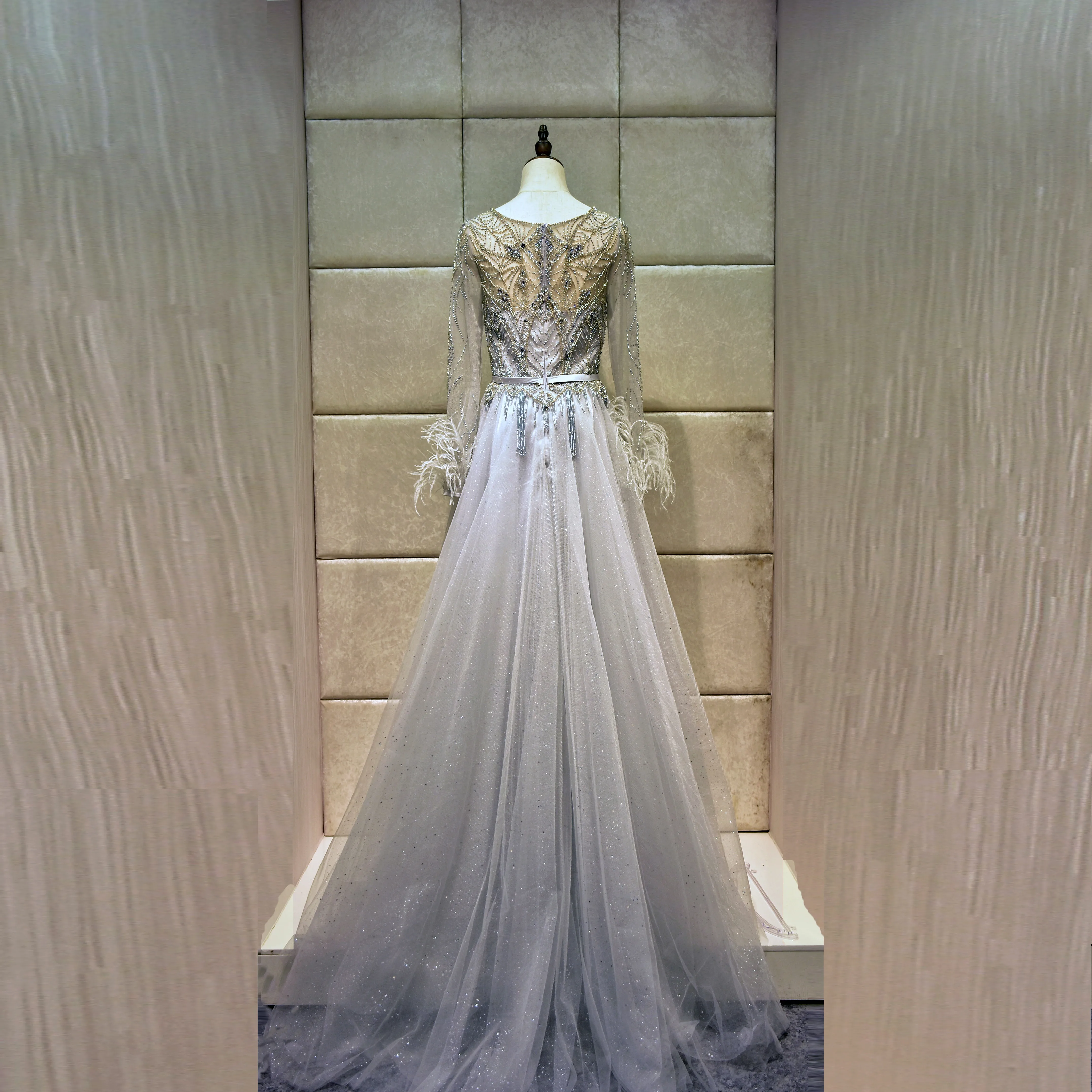 Роскошные особенности вечернее платье 2019new vestido de noiva abendkleider robe de soiree длинное платье