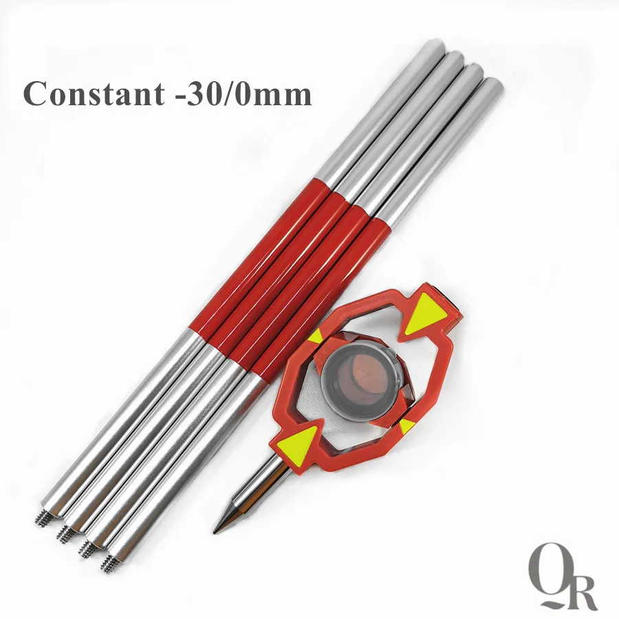 Мини призма постоянн-30/0 мм с 4 полюсами алюминиевый сплав мини для Leica Всего