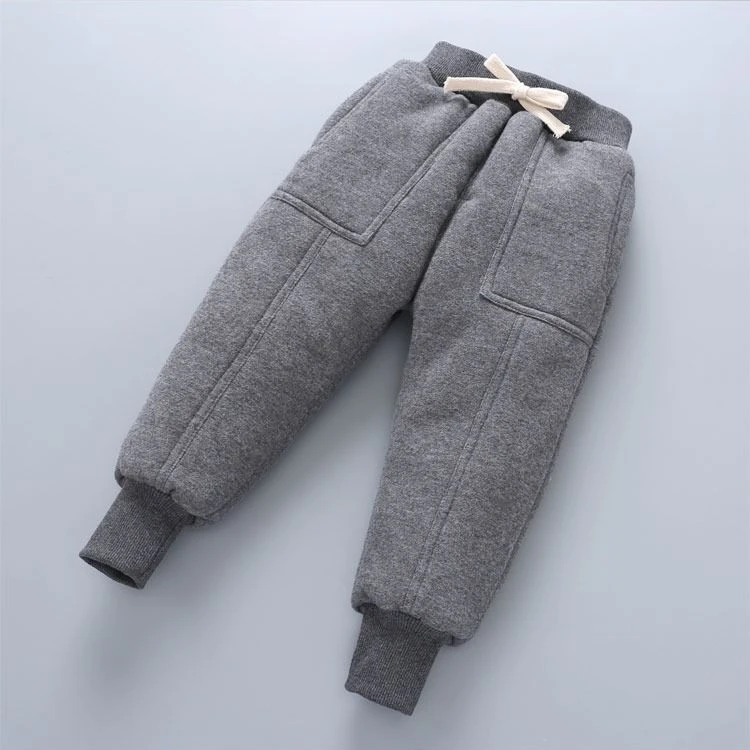 2021 г. Высококачественные зимние теплые штаны для мальчиков с флисом длинные