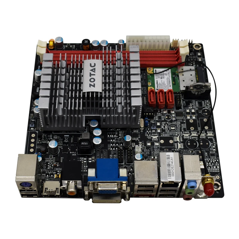 Для ZOTAC IONITX-D-E оригинальная б/у материнская плата mini-ITX Atom 330 1 6 GHz DDR2 17x1 7cm WIFI mini pc -