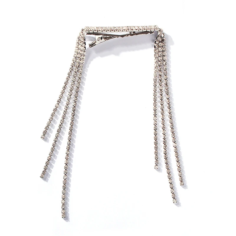 Длинные хрустальные заколки для волос с кисточкой аксессуары Элегантные Заколки