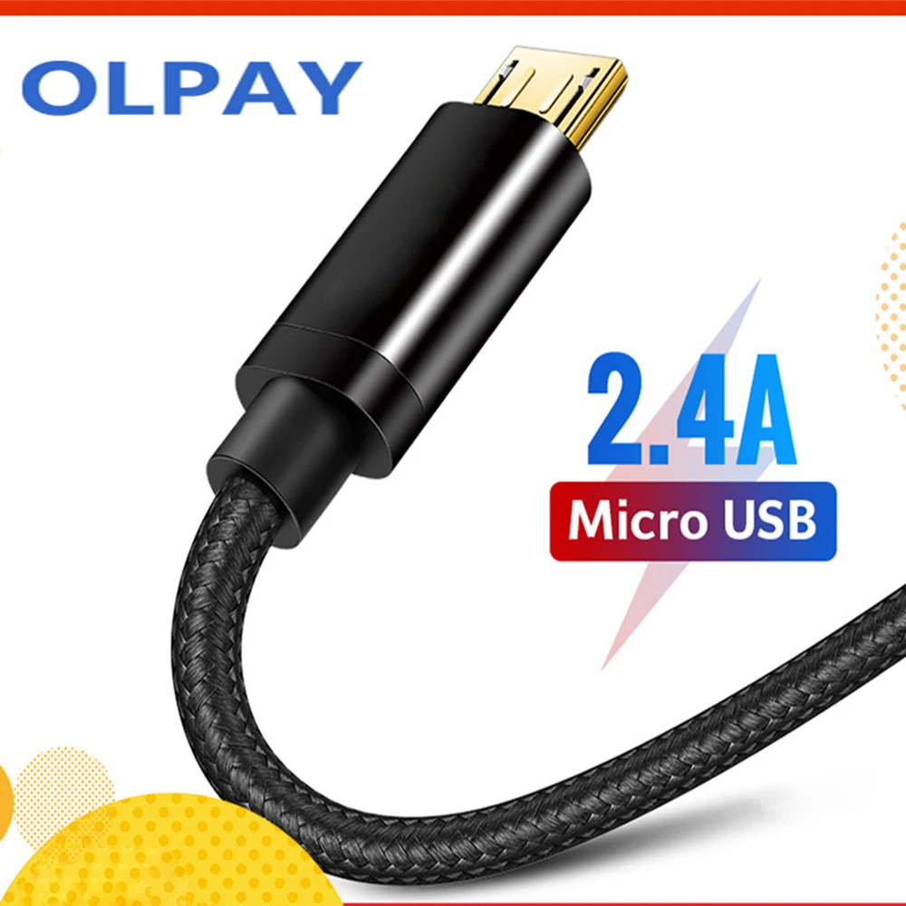 USB Cable 2.4A Nylon Fast Charging Data for Samsung Millet LG Tablet Android Phone | Мобильные телефоны и аксессуары