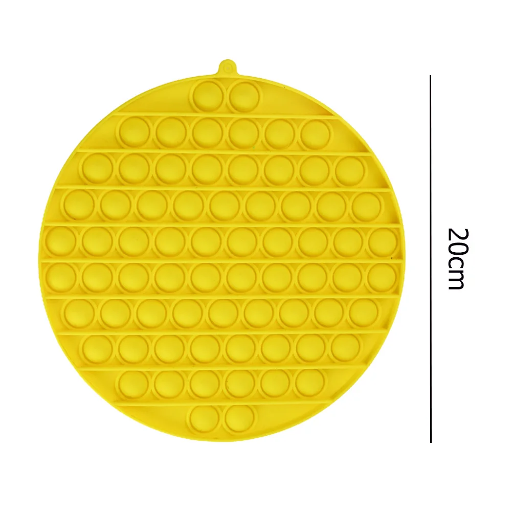 

Big Size Pop It Fidget Toy Autism Needs Squishy Stress Reliever Toys Push Fidget Decompression Toys Adult Kids