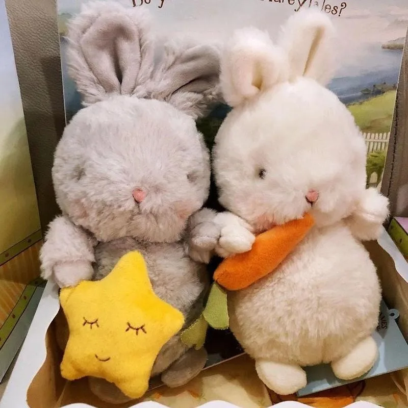 

Cute Rabbit Stuffed Plush Toy Doll Bedroom Living Room Birthday Soft Gifts Toys Plush Doll Pp Cotton Ornament Decorations A O8A9